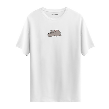 Lazy Hipopotam - Oversize T-Shirt