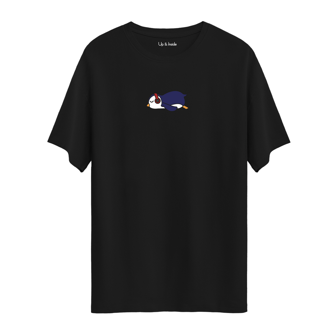 Lazy Penguen and Music - Oversize T-Shirt