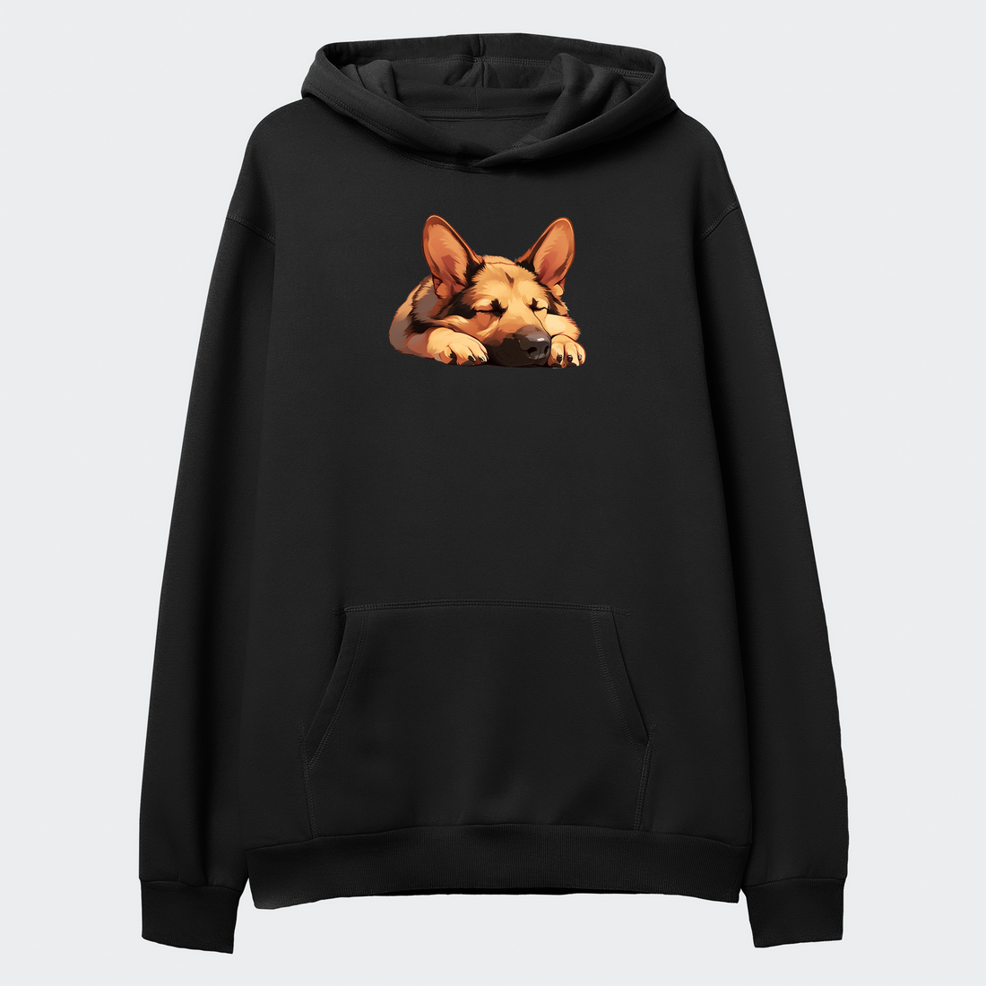 Sleepy German Shepherd - Hoodie