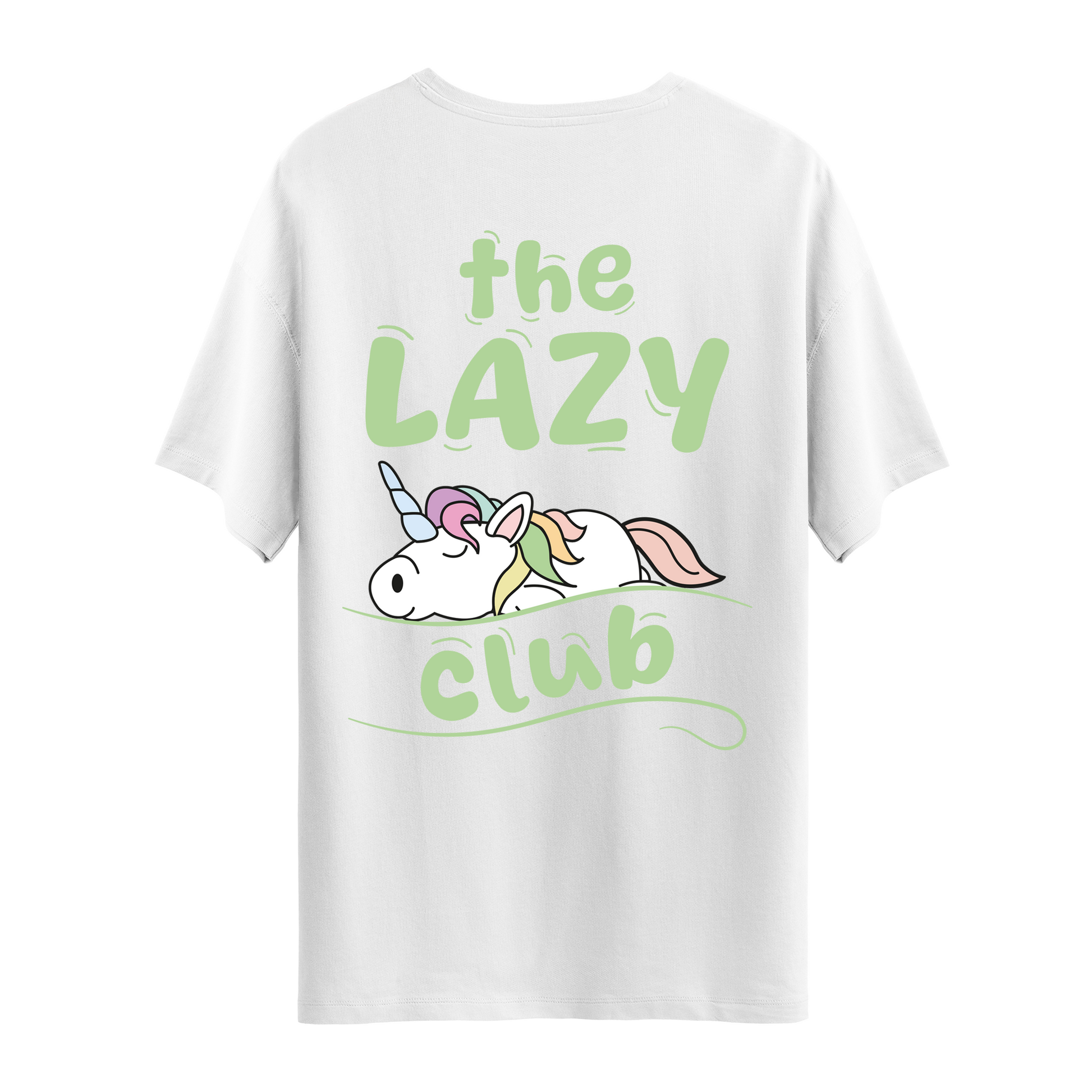 The Lazy Unicorn Club Oversize T Shirt