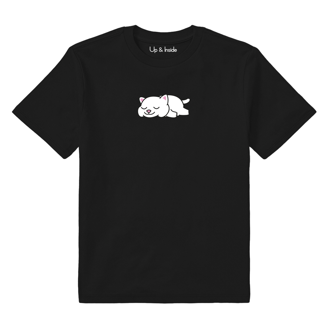 Lazy White Cat - Çocuk T-Shirt