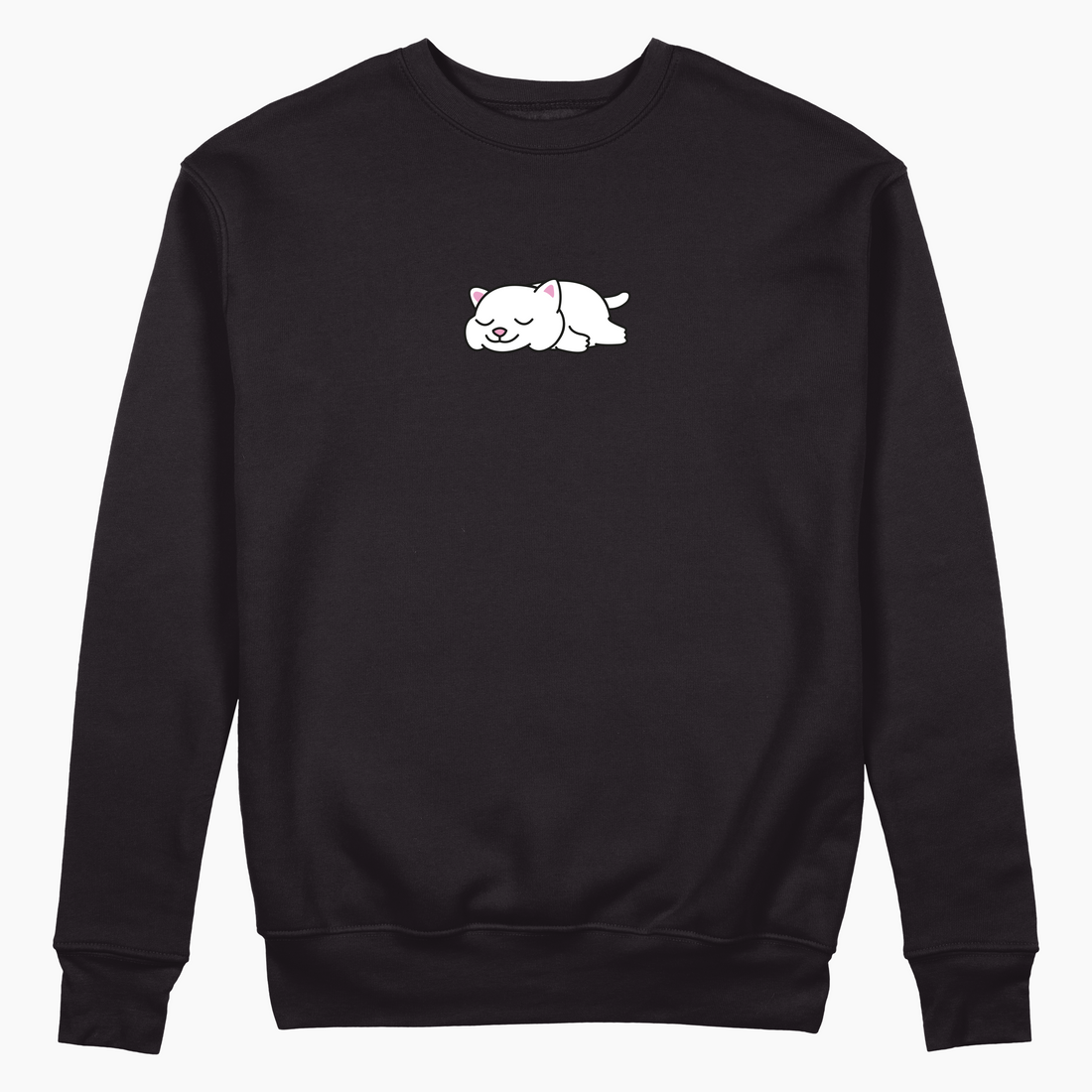 Lazy White Cat - Sweatshirt