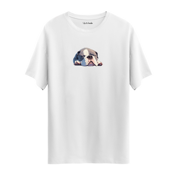 Sleepy Bulldog II - Oversize T-Shirt