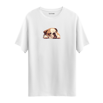 Sleepy Bulldog - Oversize T-Shirt