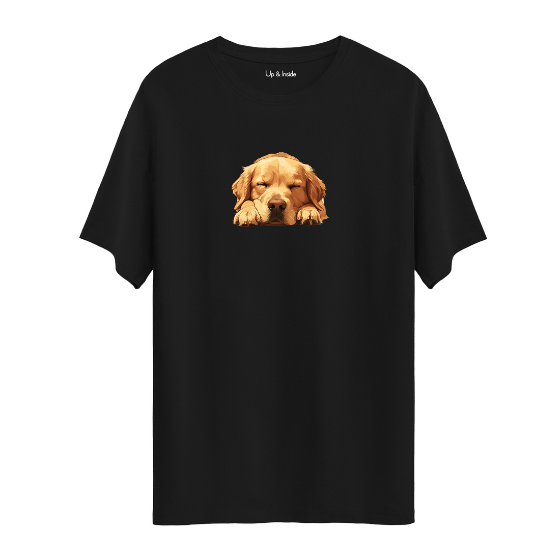 Sleepy Golden Retriever II - Oversize T-Shirt