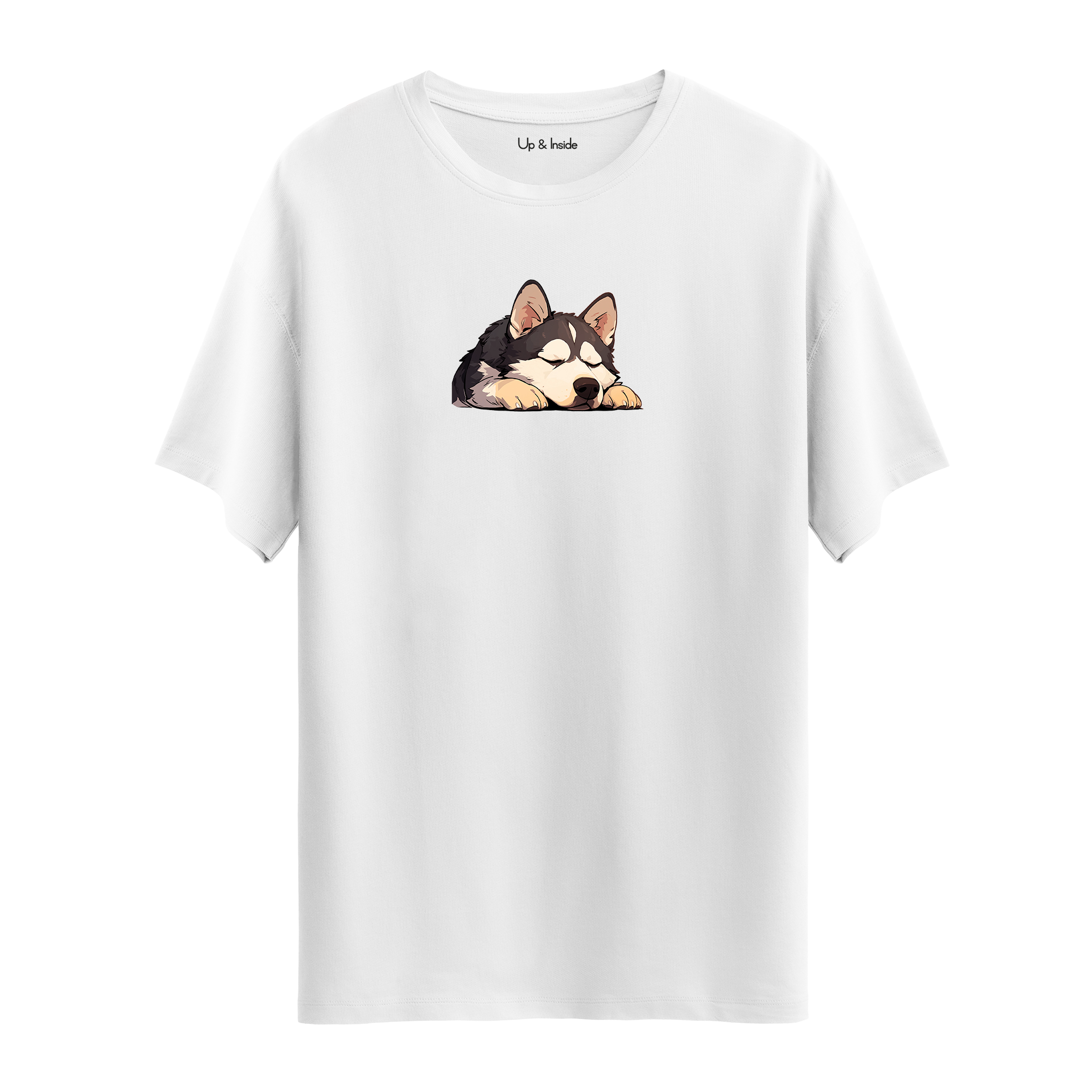 Sleepy Husky - Oversize T-Shirt