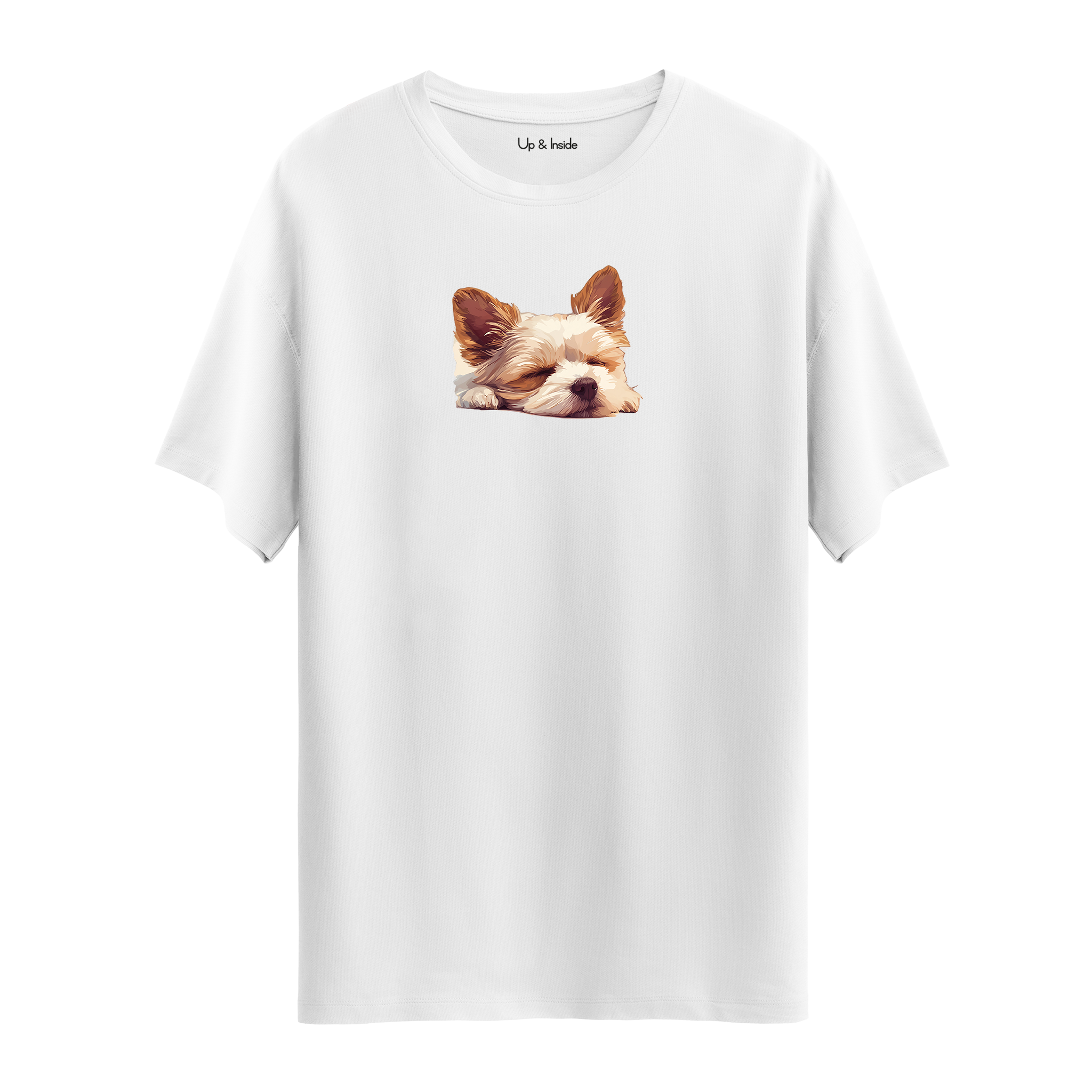 Sleepy Yorkie II - Oversize T-Shirt