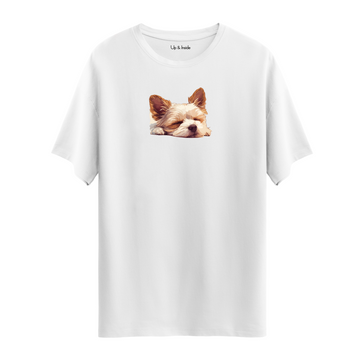 Sleepy Yorkie II - Oversize T-Shirt