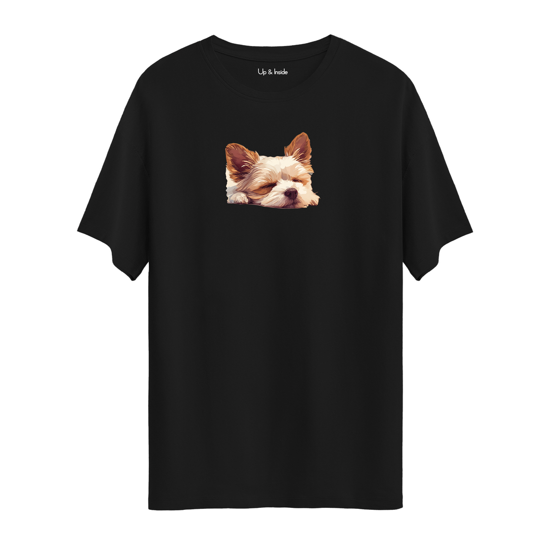 Sleepy Yorkie II - Oversize T-Shirt