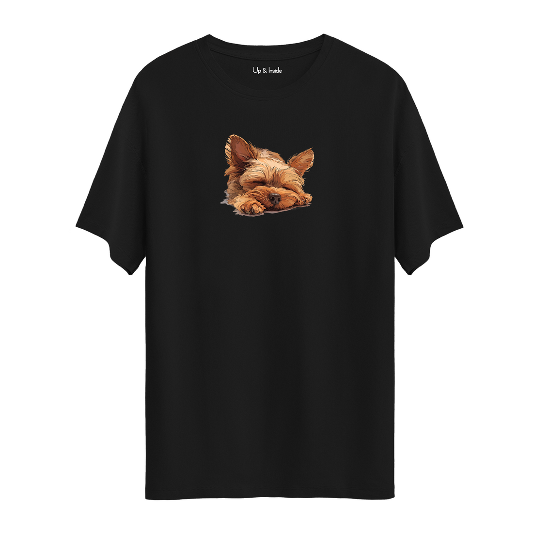 Sleepy Yorkie - Oversize T-Shirt